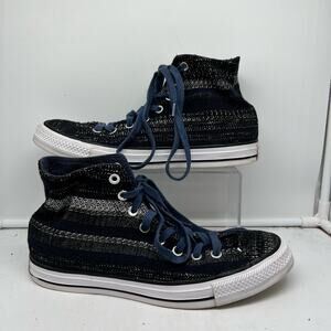 Converse Shoes All Star Chuck Taylor Dobby Weave High Tops Men’s 8 / Women’s 10